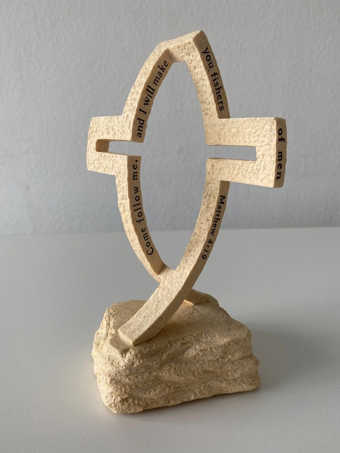 "Staffelstab" Kreuz-Fisch