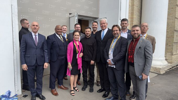 European Evangelical Alliance Leaders Visit Ukraine