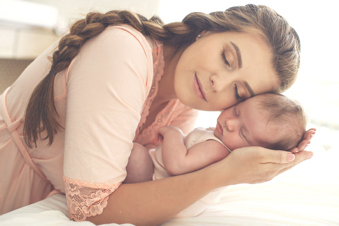 Mutter mit Baby