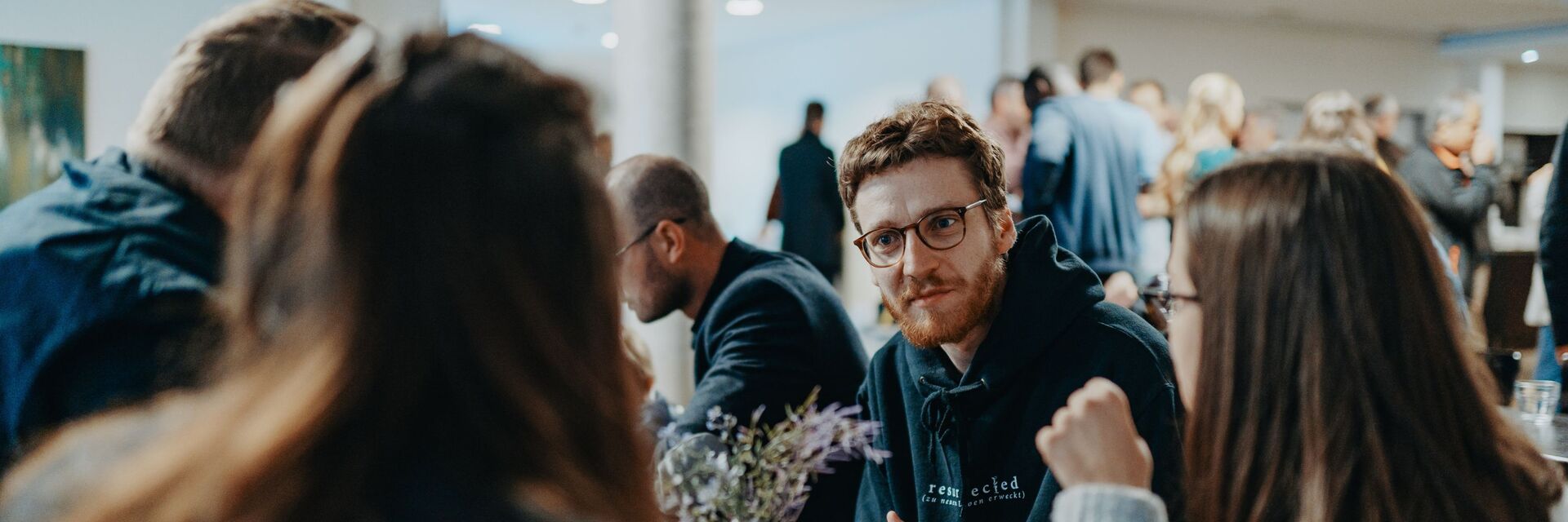 Unterhaltung auf dem Zukunftsforum